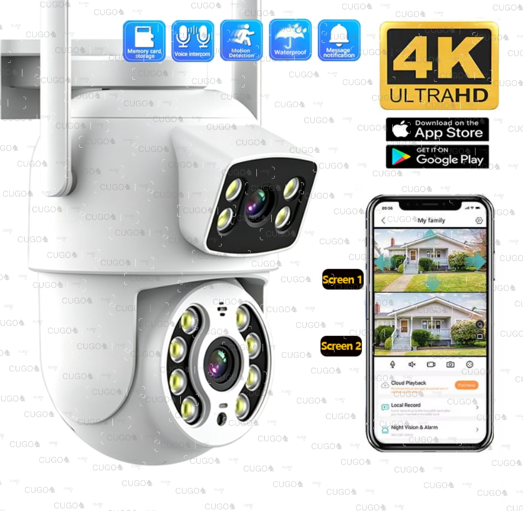 Home Office Email - 8MP 4K Wifi Surveillance Camera Dual