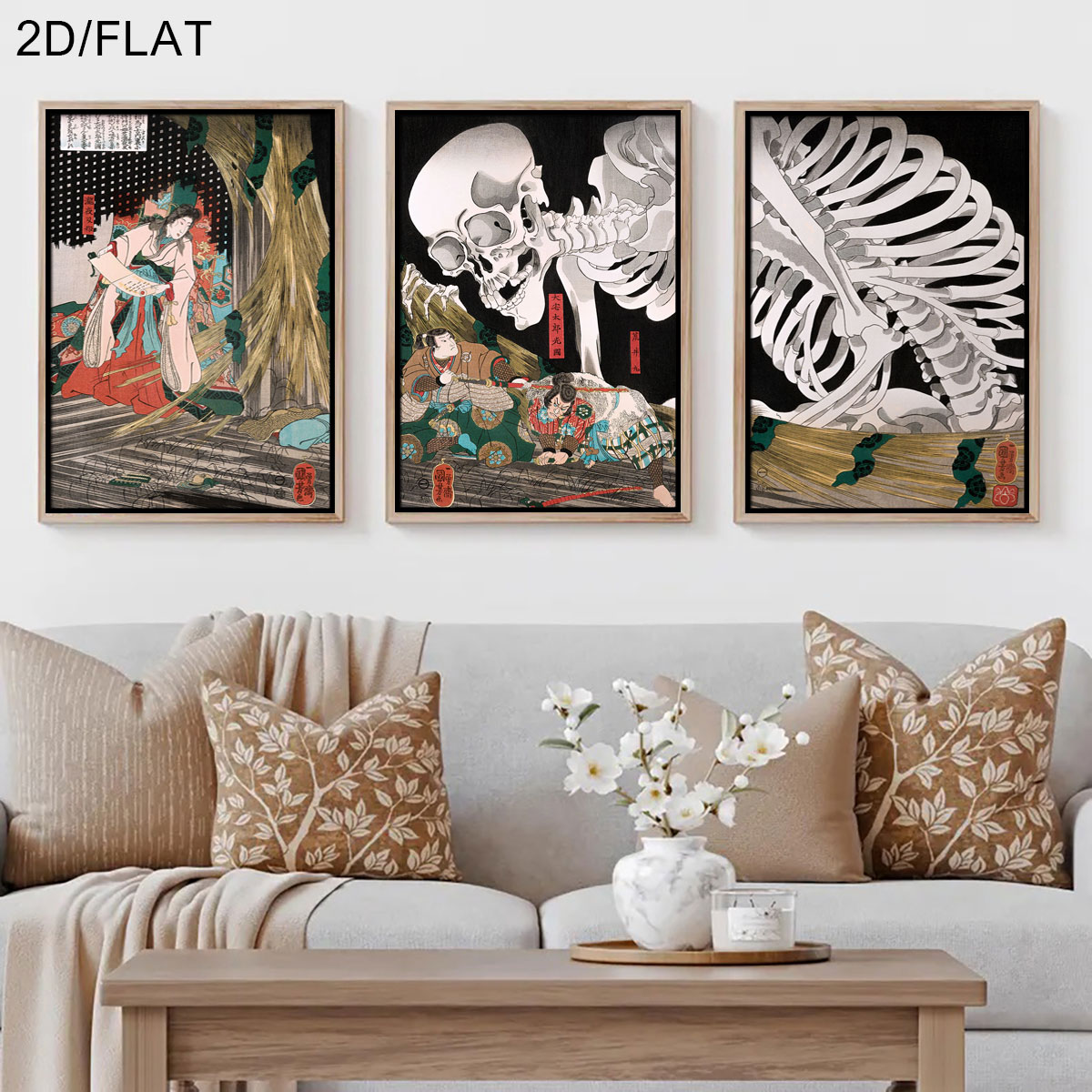 Home Office Image - 3pcs Retro Japanese Takiyasha The Witch