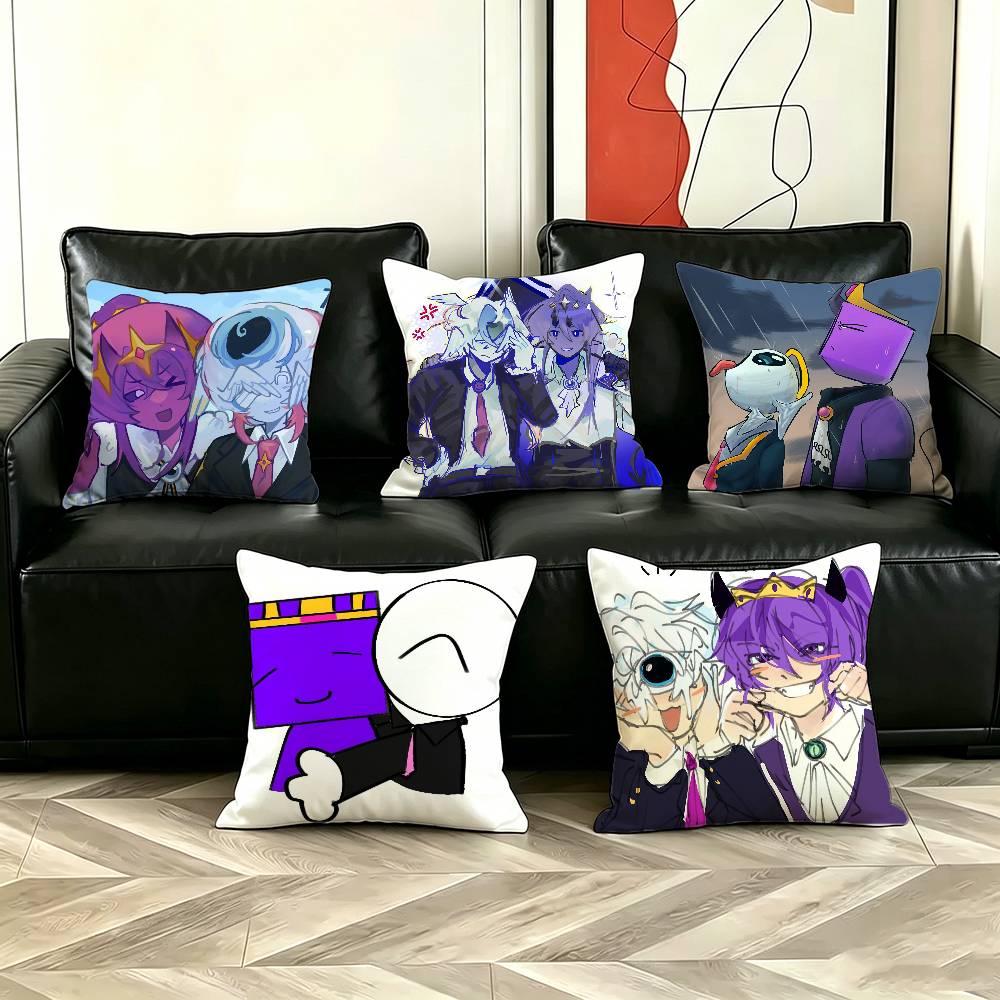 Home Office Tax - W-Wemmbu Eggchan T-Tax Duo Pillow Case