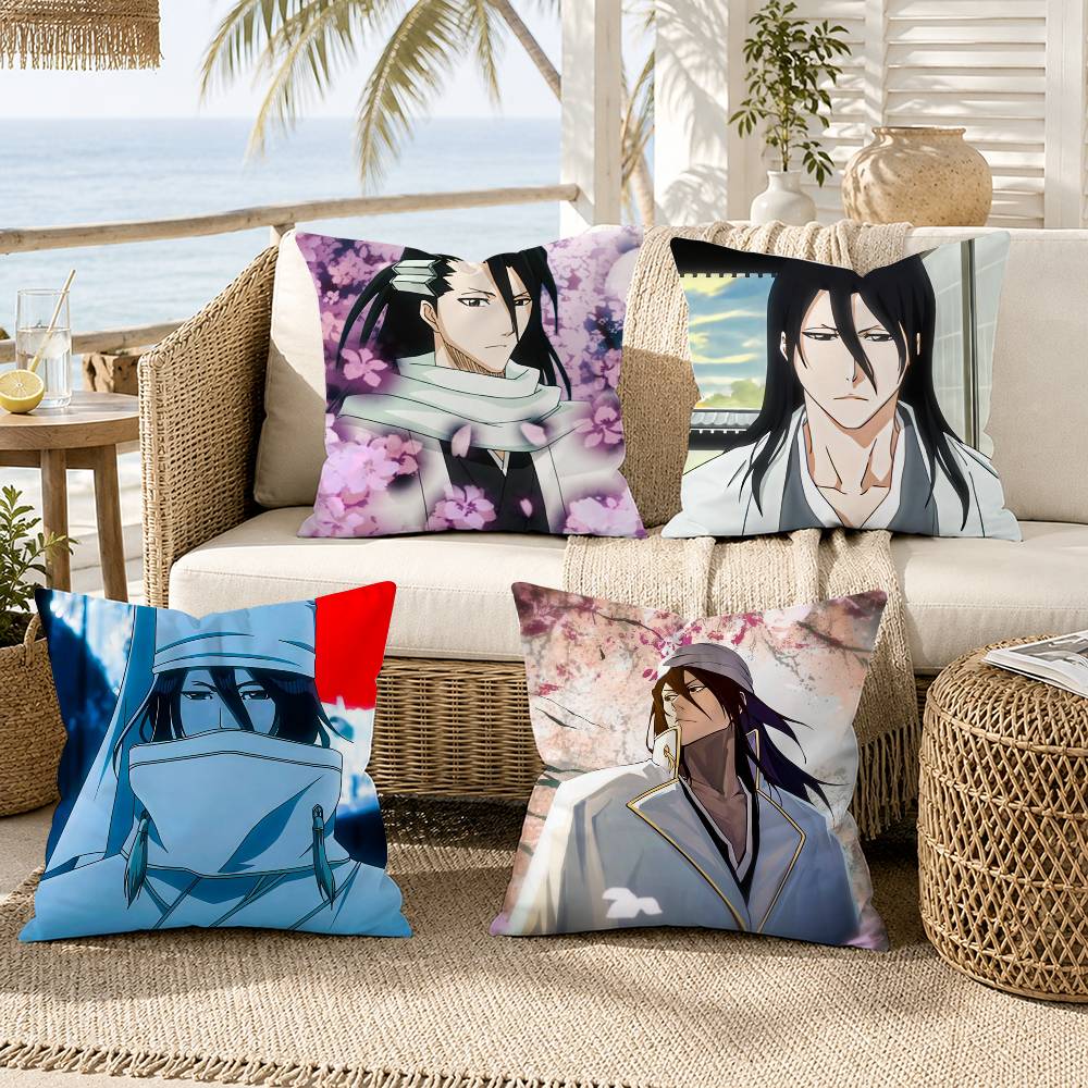 Home Office Bleaching - B-Bleach Anime K-Kuchiki Byakuya Pillow Case