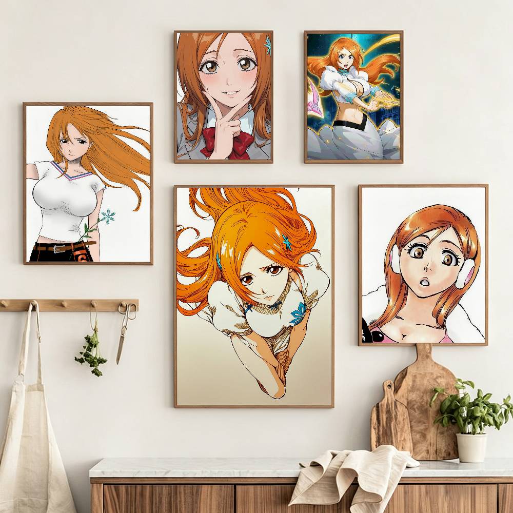 Home Office Bleaching - Inoue O-Orihime B-BLEACH Poster HD Self