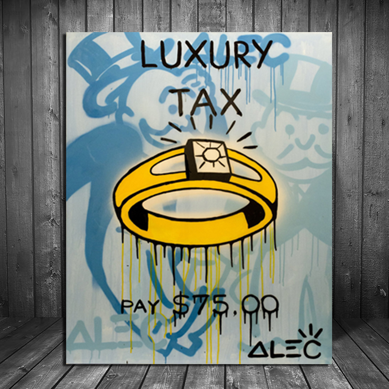 Home Office Tax - Alec Monopoly Luxury Tax Wall Art