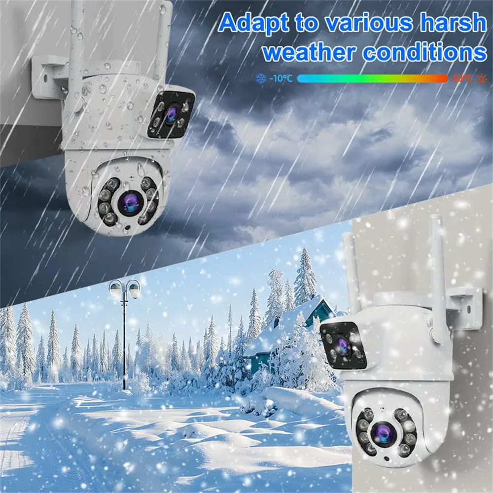8MP 4K Wifi Surveillance Camer - Home Office Email ulasan dan harga