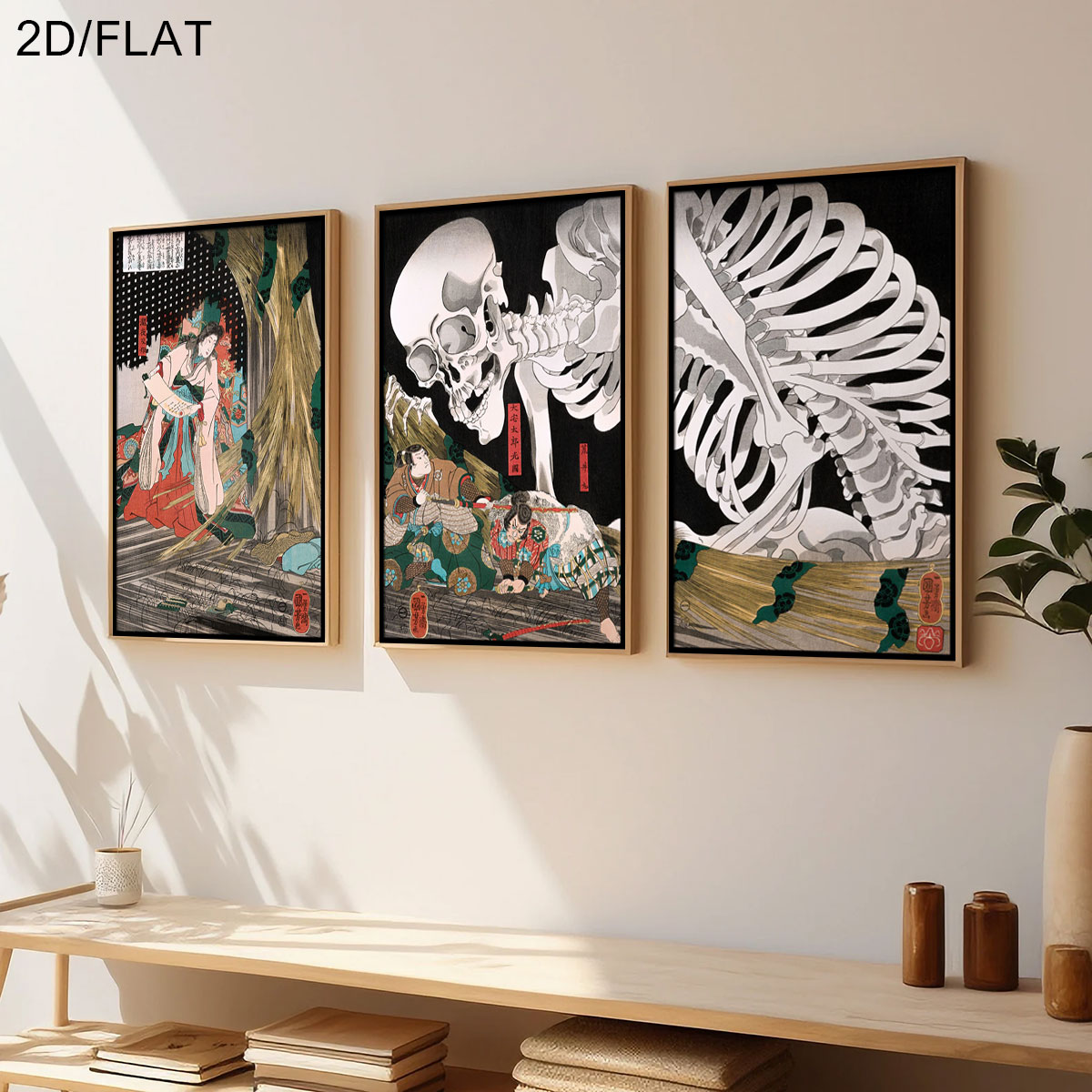 3pcs Retro Japanese Takiyasha  - Home Office Image ulasan dan harga