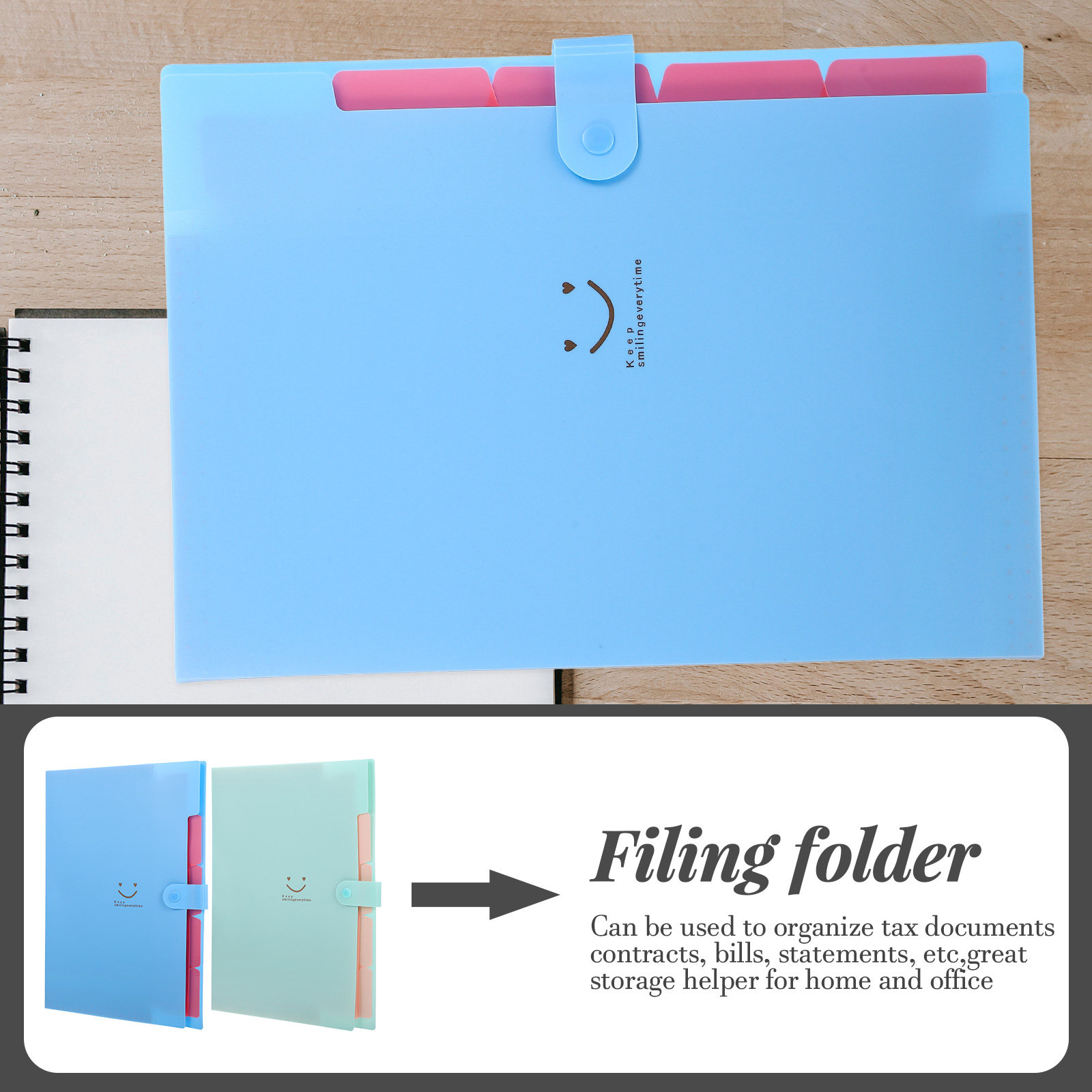 2Pcs Premium Expanding File Fo - Home Office Tax ulasan dan harga