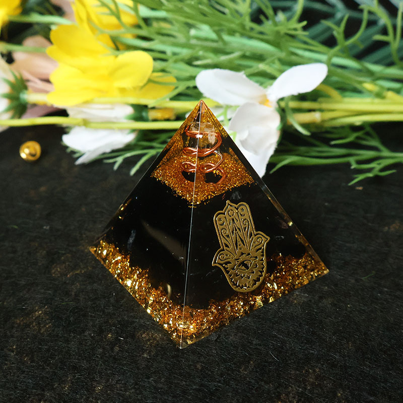 Hamsa Hand Resin Crystal Pyram - Home Office For ulasan dan harga