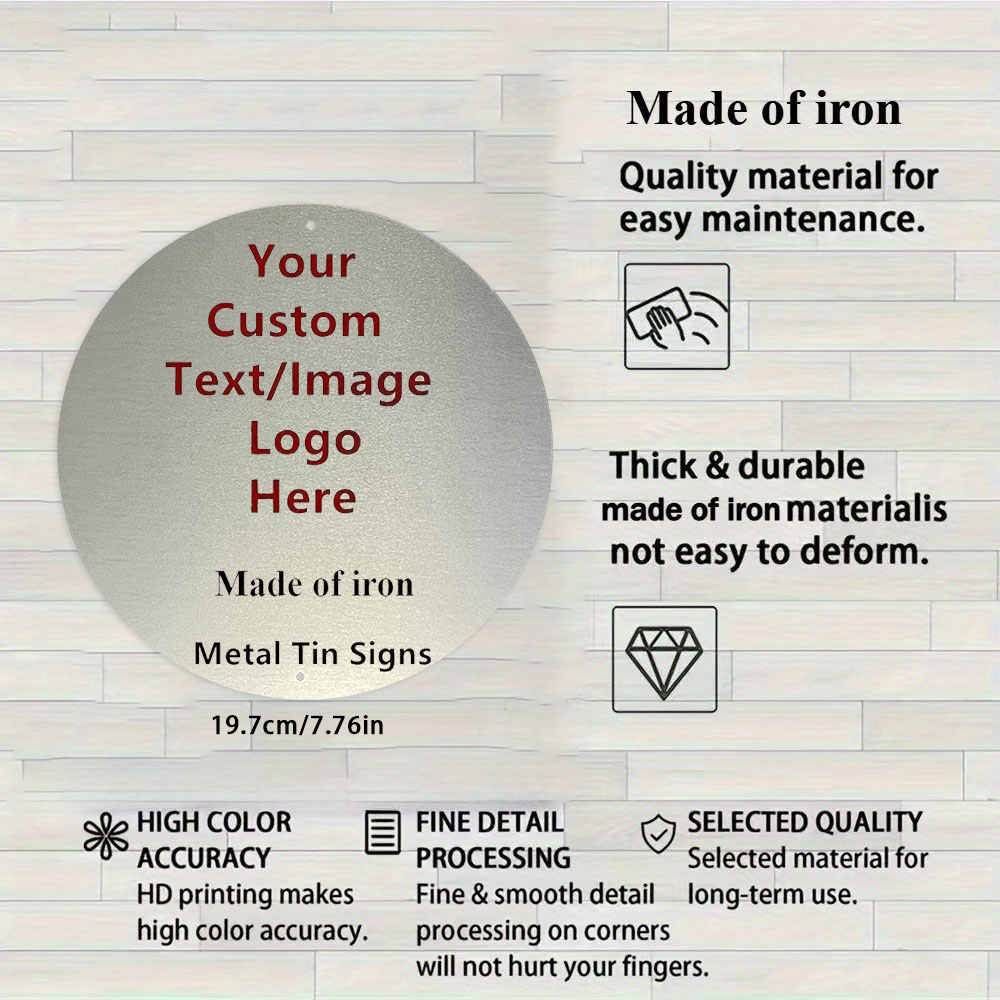 Custom Photo/Text Aluminum Sig - Home Office Image ulasan dan harga