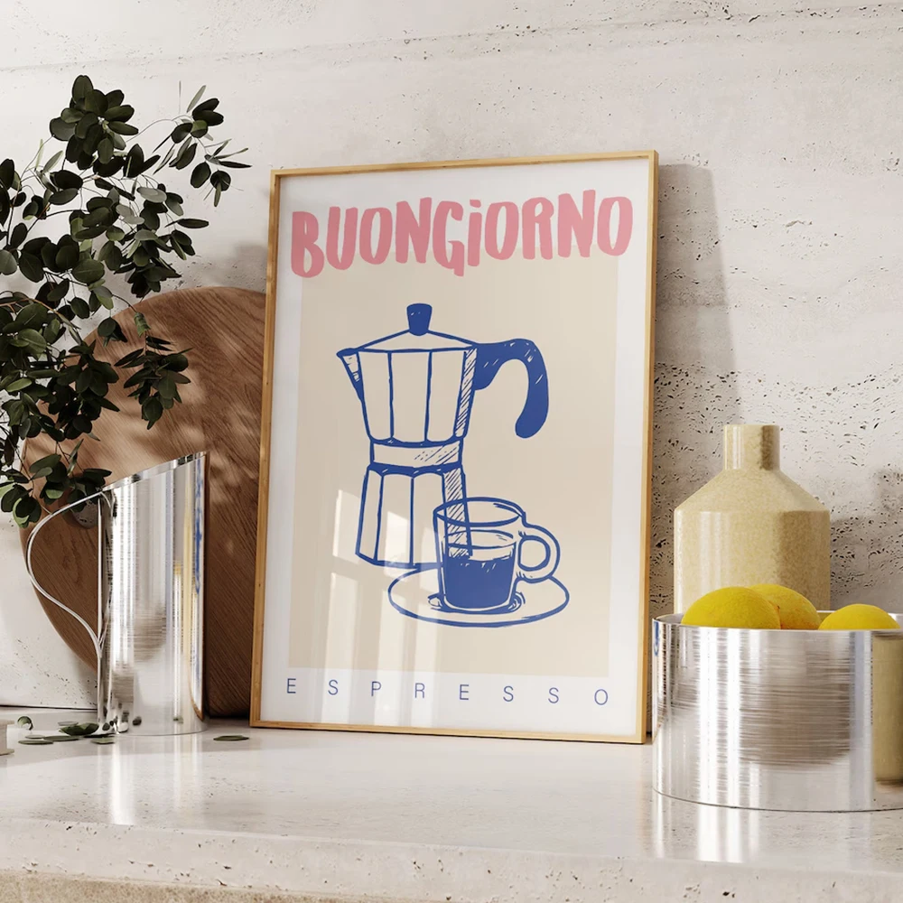 Modern Coffee Espresso Wall Ar - Home Office Image ulasan dan harga