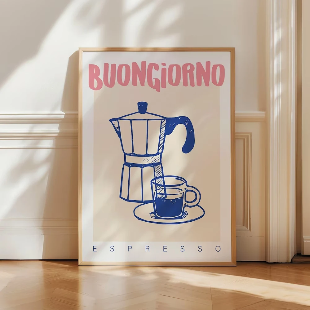 Modern Coffee Espresso Wall Ar - Home Office Image ulasan dan harga