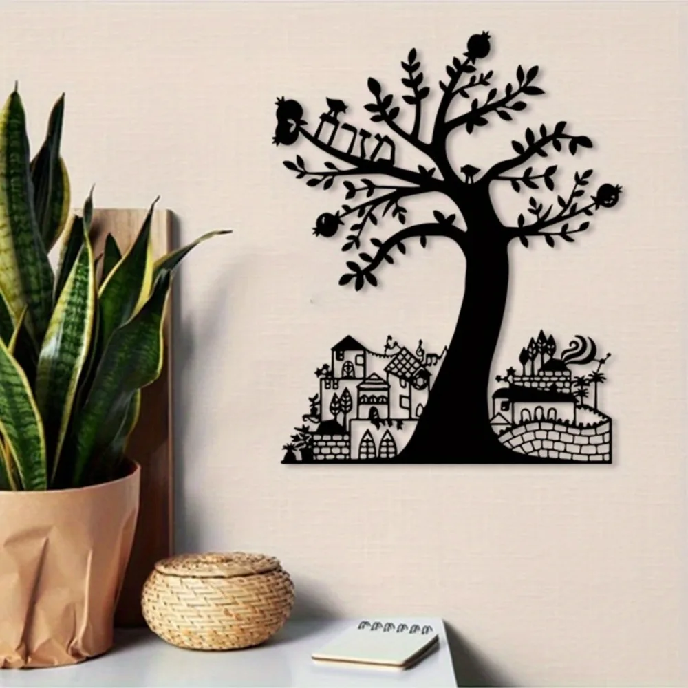 CIFBUY Metal Wall Art Pomegran - Home Office For ulasan dan harga