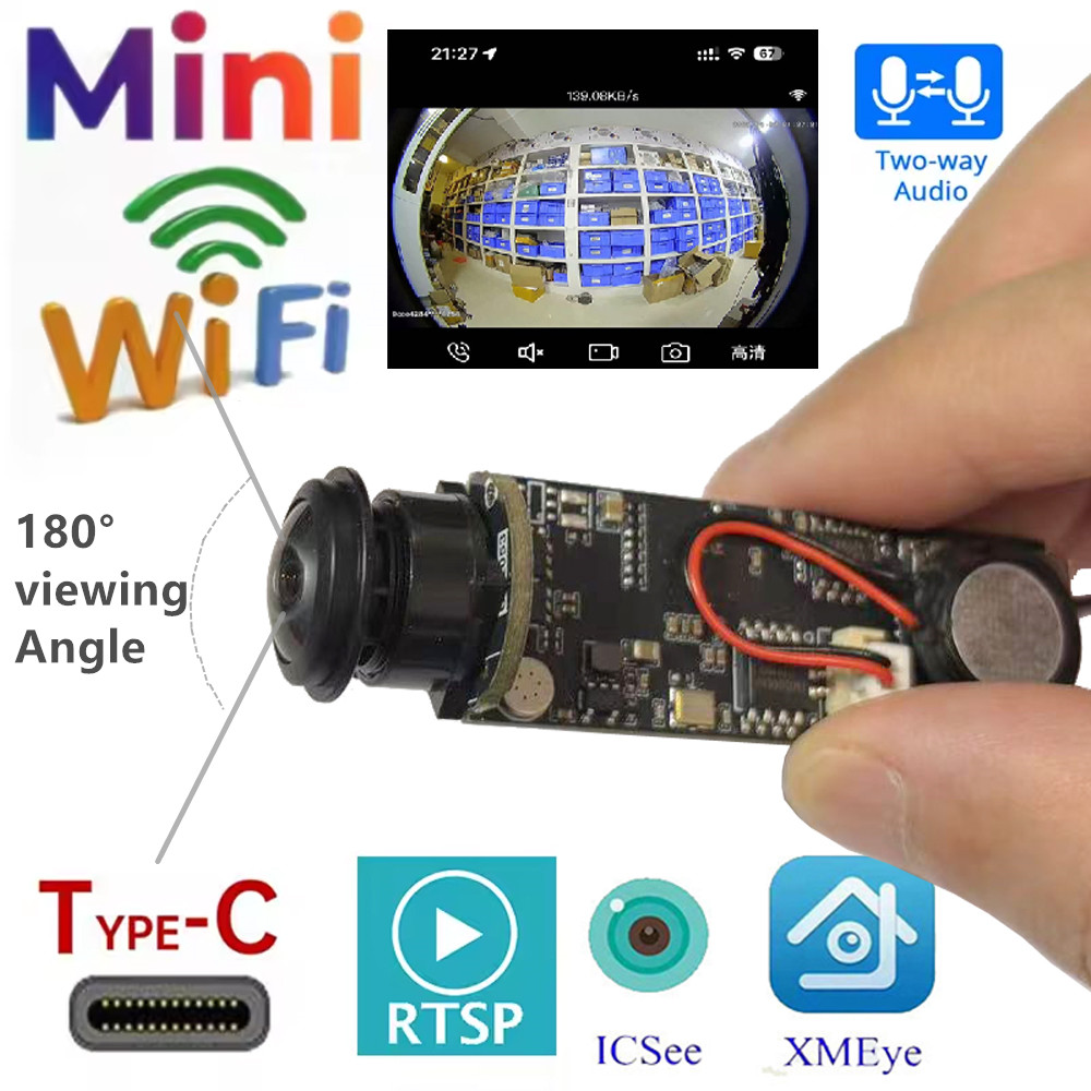 HD WiFi Mini Camera DIY Module - Home Office Email ulasan dan harga