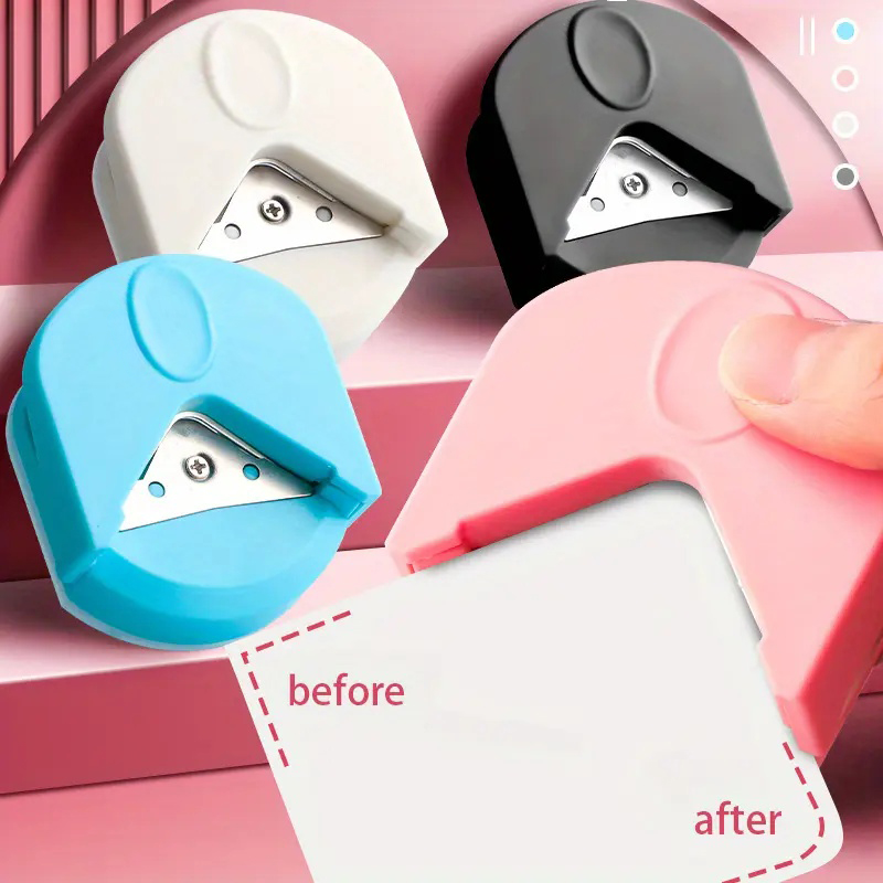 1/4Pcs Corner Rounder Punch R4 - Home Office Image ulasan dan harga