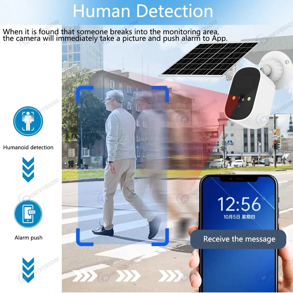 ICSEE 5MP Solar Wifi CCTV Secu - Home Office Email ulasan dan harga